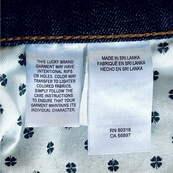 Lucky Brand Men’s 32/30 Straight Leg Jeans Indigo Blue - Picture 8 of 9